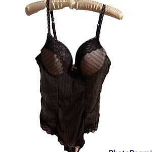 Sophie B Black Teddy Size Large